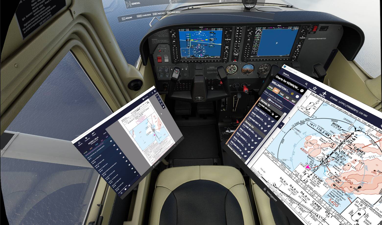 Navigraph in VR (workarounds) - Virtual Reality (VR) - Microsoft Flight  Simulator Forums