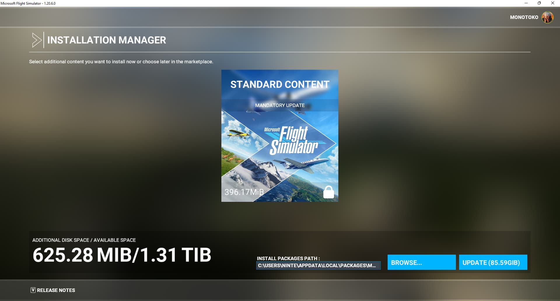 Microsoft Flight Simulator install size is 127GB, but you'll be