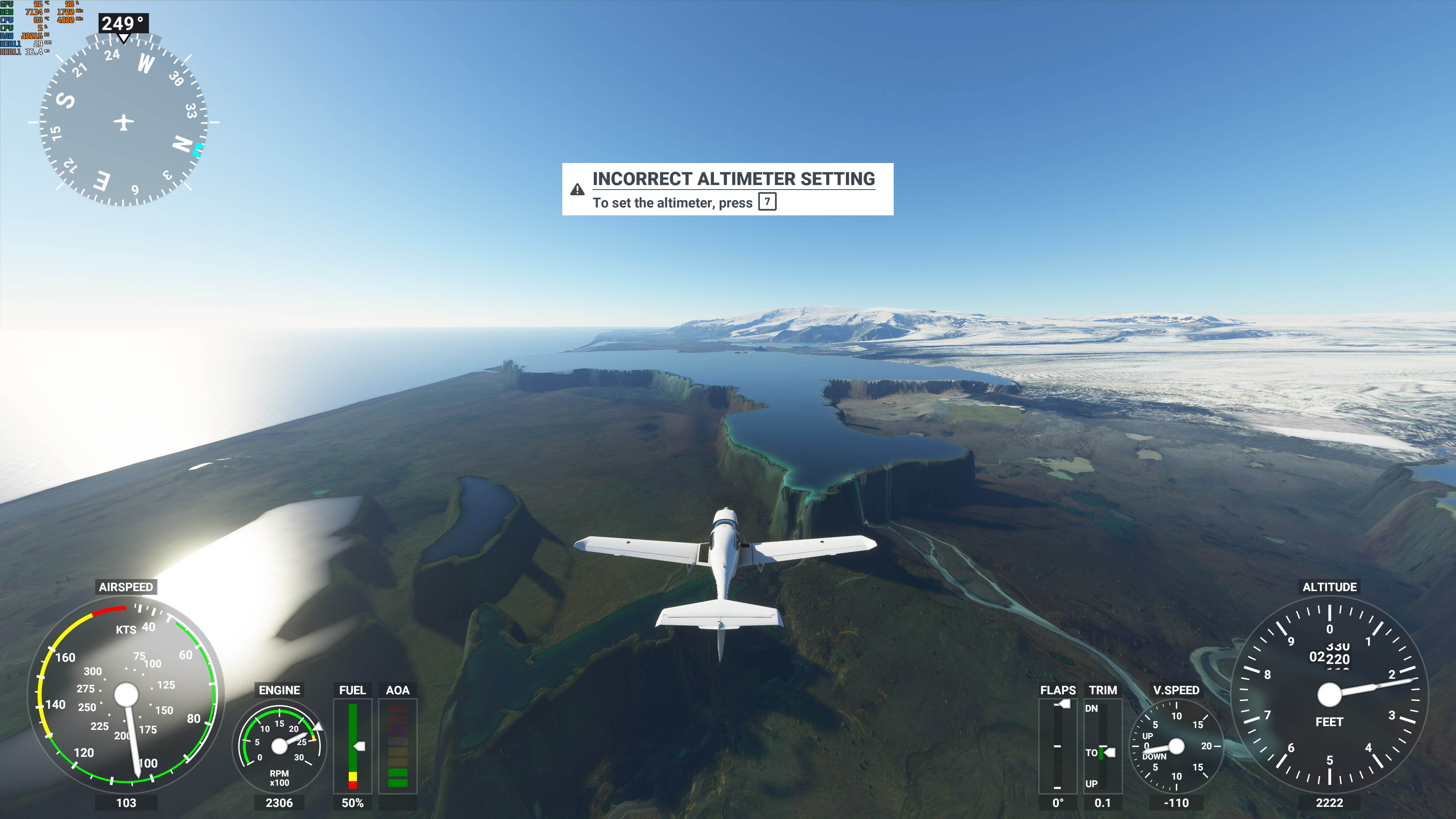 Iceland] Jökulsárlón Iceberg Lagoon is above the ground - General  Discussion - Microsoft Flight Simulator Forums