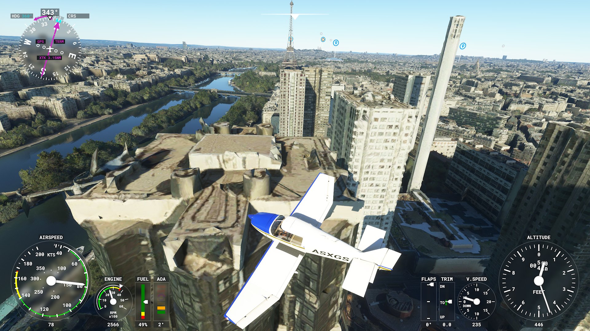 Microsoft Flight Simulator modder creates skyscraper-sized Xbox Series X,  PS5