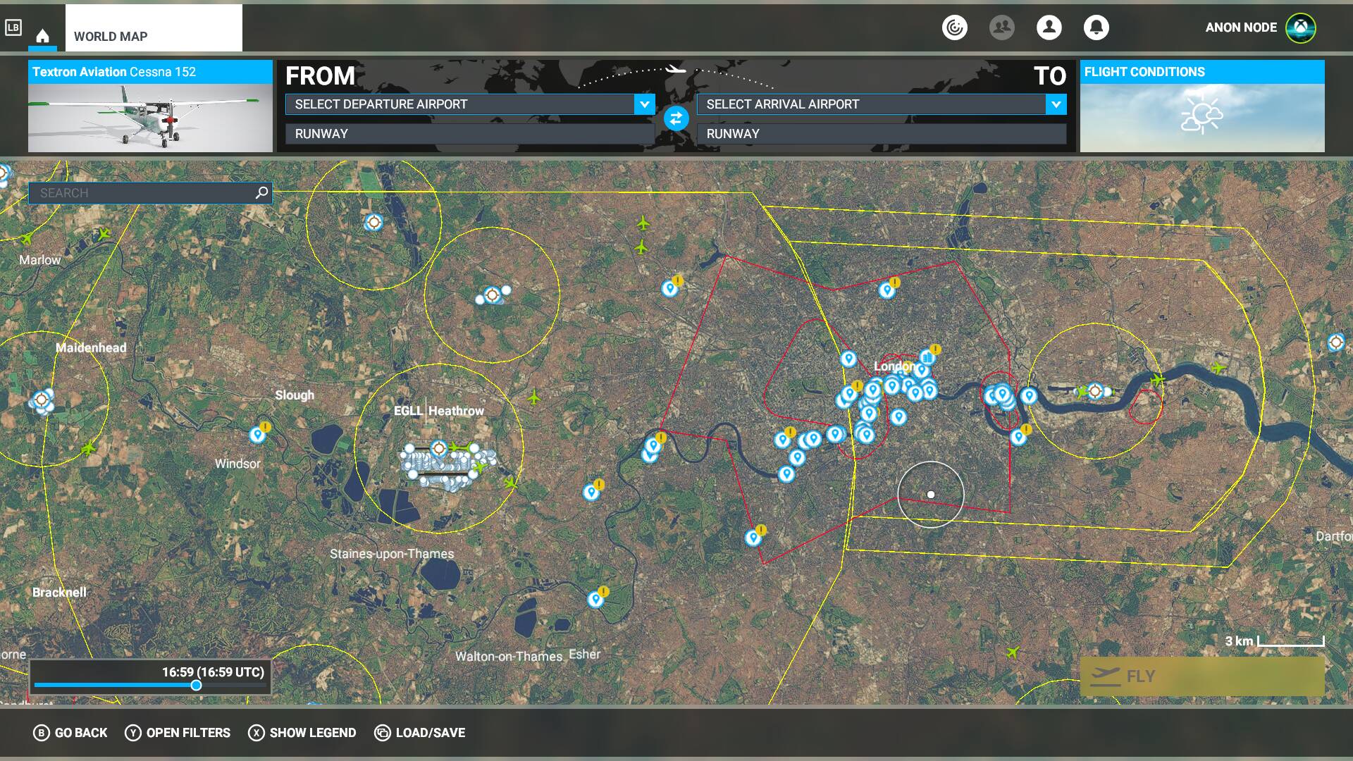 air traffic radar map screensaver