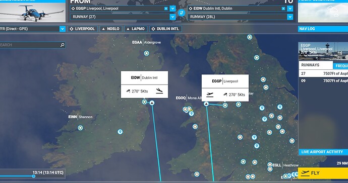 Liverpool to Dublin