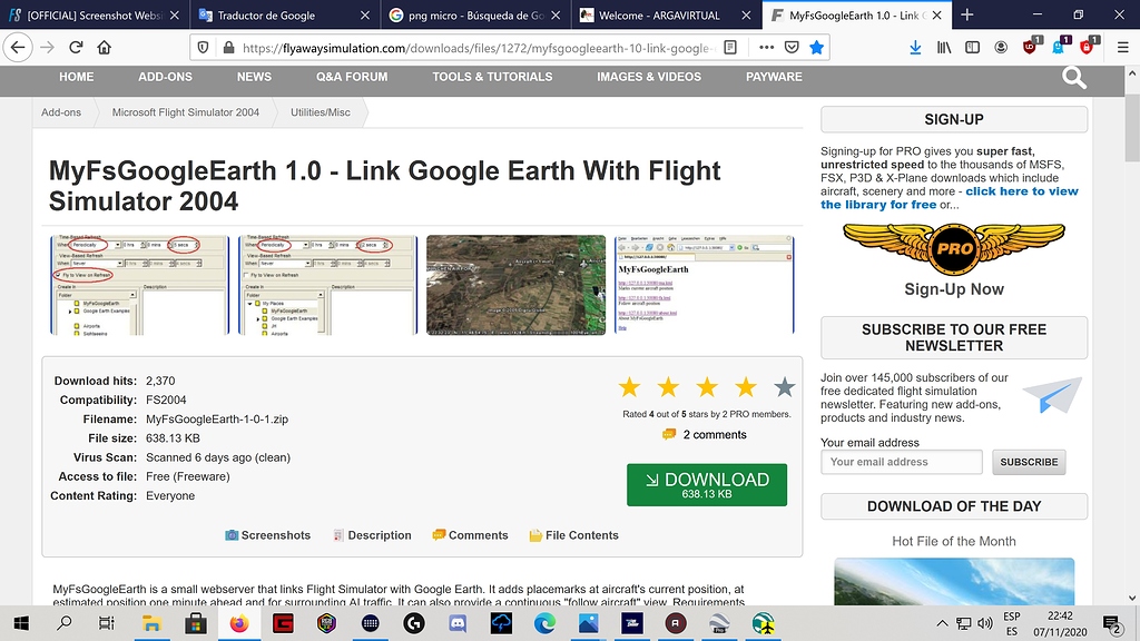 Google Earth Flight Simulator - News 