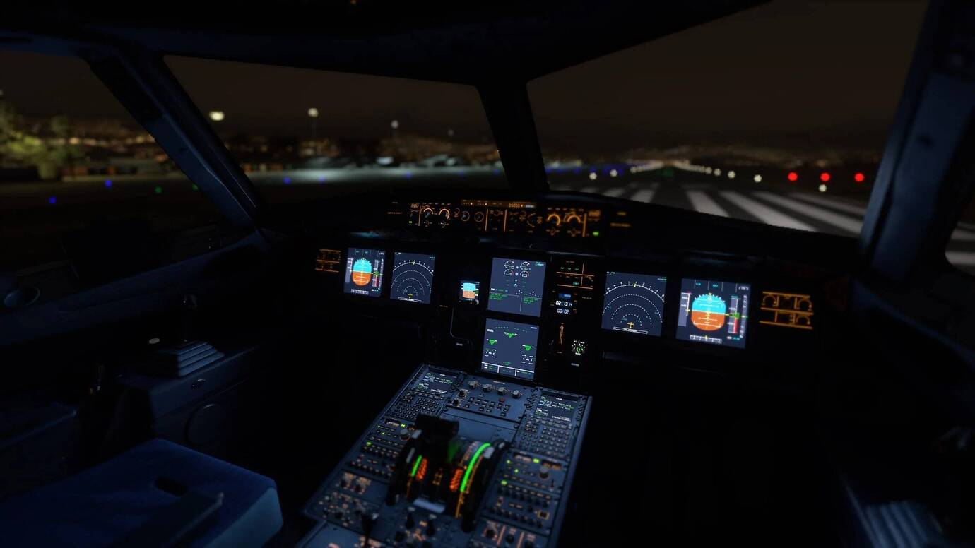 FBW mod cockpit lights reflection - Aircraft - Microsoft Flight ...