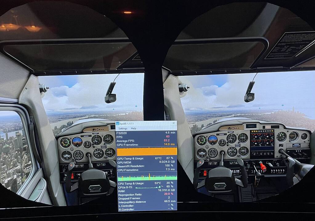 Massive fps/gpu usage drop when switching to VR - Virtual Reality (VR) - Microsoft  Flight Simulator Forums