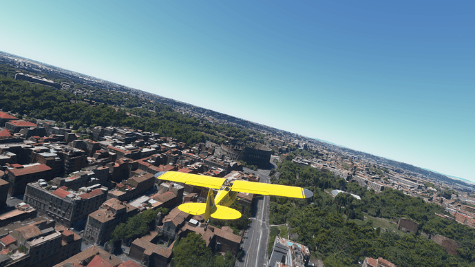 Piazza del ColosseoAnflug