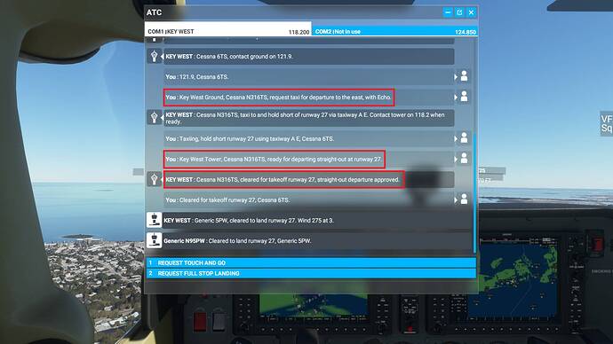 Summary of ATC Key West