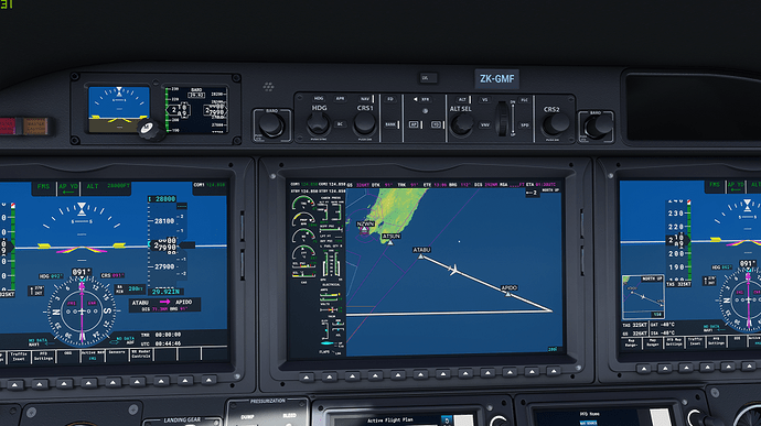 G3000 etc MFD shows course reversing when crossing Longitude 180