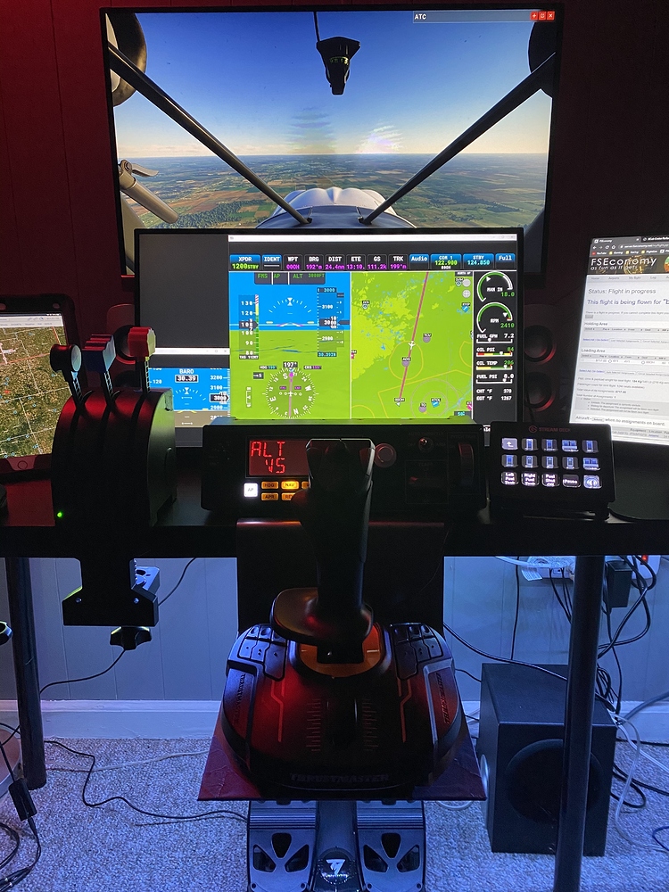 My Simple Setup - Home Cockpit Builders - Microsoft Flight Simulator Forums