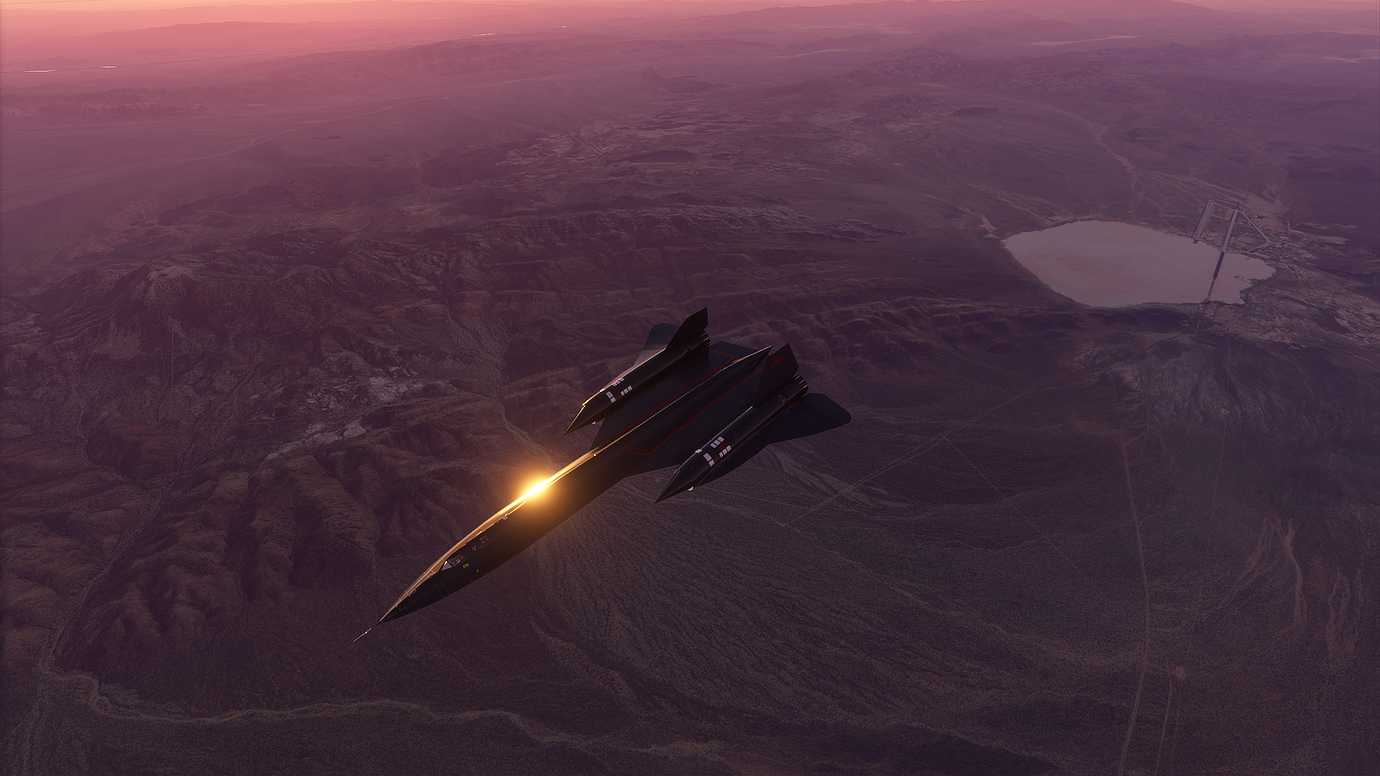 flight simulator x sr71