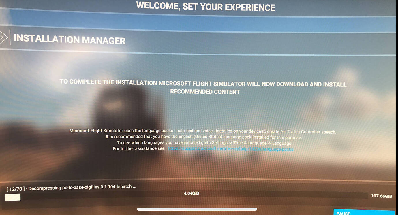 microsoft flight simulator 2020 download stuck