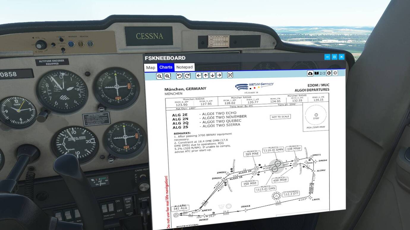 VR Kneeboard now available Virtual Reality (VR) Microsoft Flight