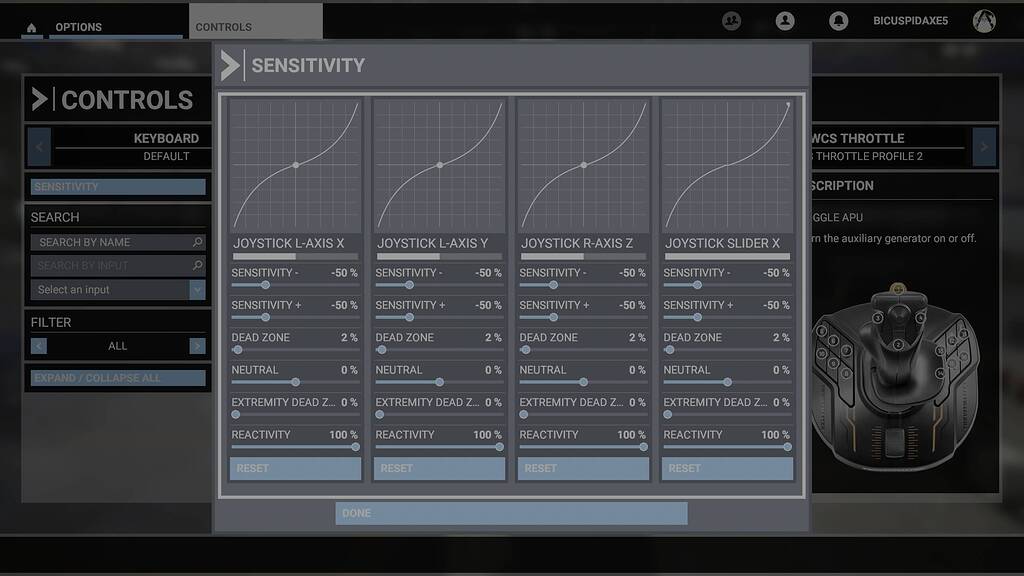 Sensitivity parameteres SDK Microsoft Flight Simulator Forums
