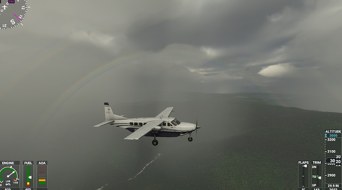 Rainbow over Alaska 2020-08-24