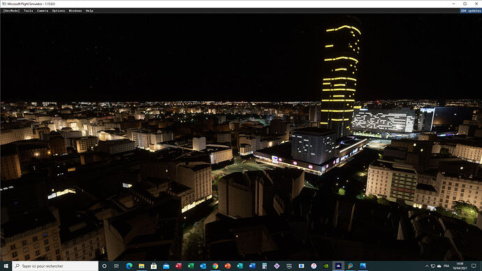 My own_Paris_Montparnasse Tower & Centre Commercial North_By Night_2021-04-18