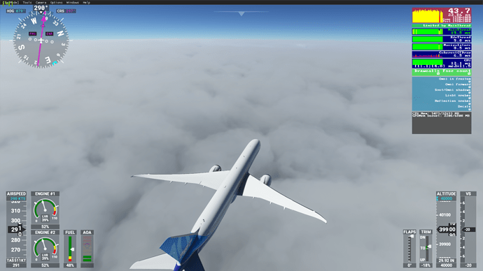 Flight Sim outside