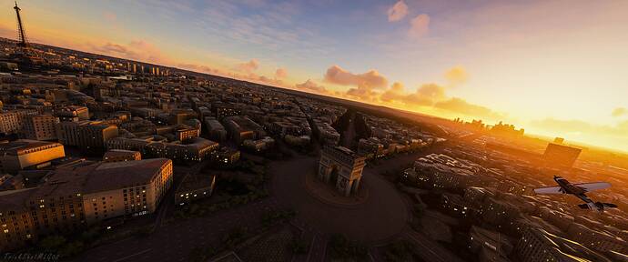 Microsoft Flight Simulator Screenshot - Arc de Triomphe_03