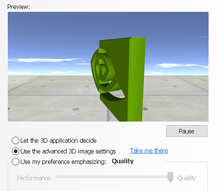 20200830 Nvidia 3D PREVIOUS 3D setting control