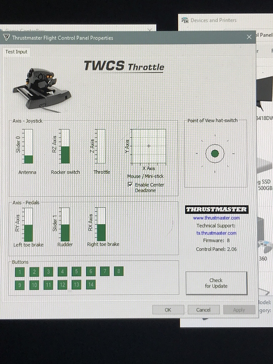 T.16000M Throttle ramp Hardware & Peripherals Microsoft Flight