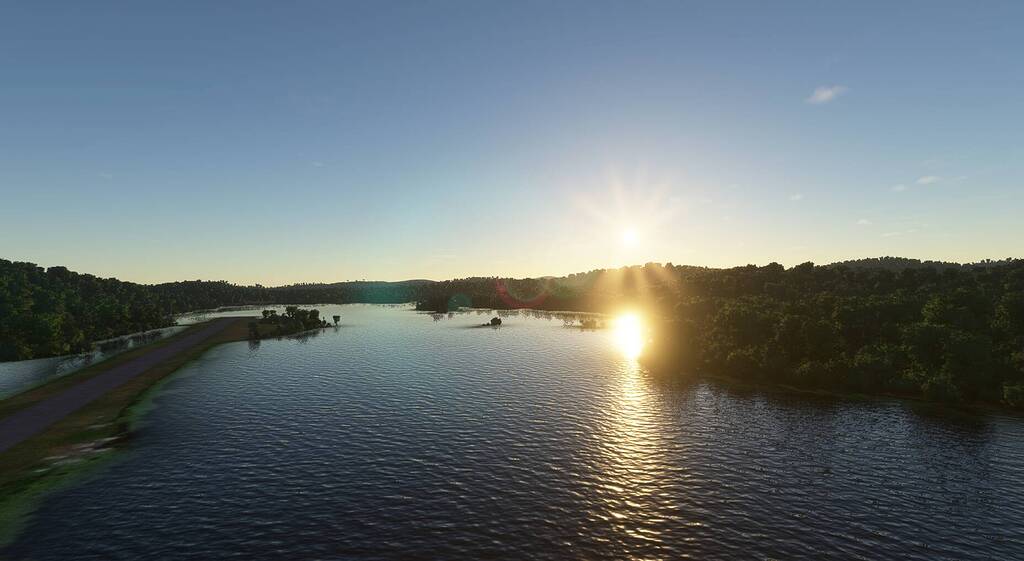 Amazing beauty..... Black Pond ny Screenshots Microsoft Flight