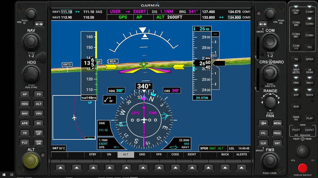 g1000 c72 for fsx