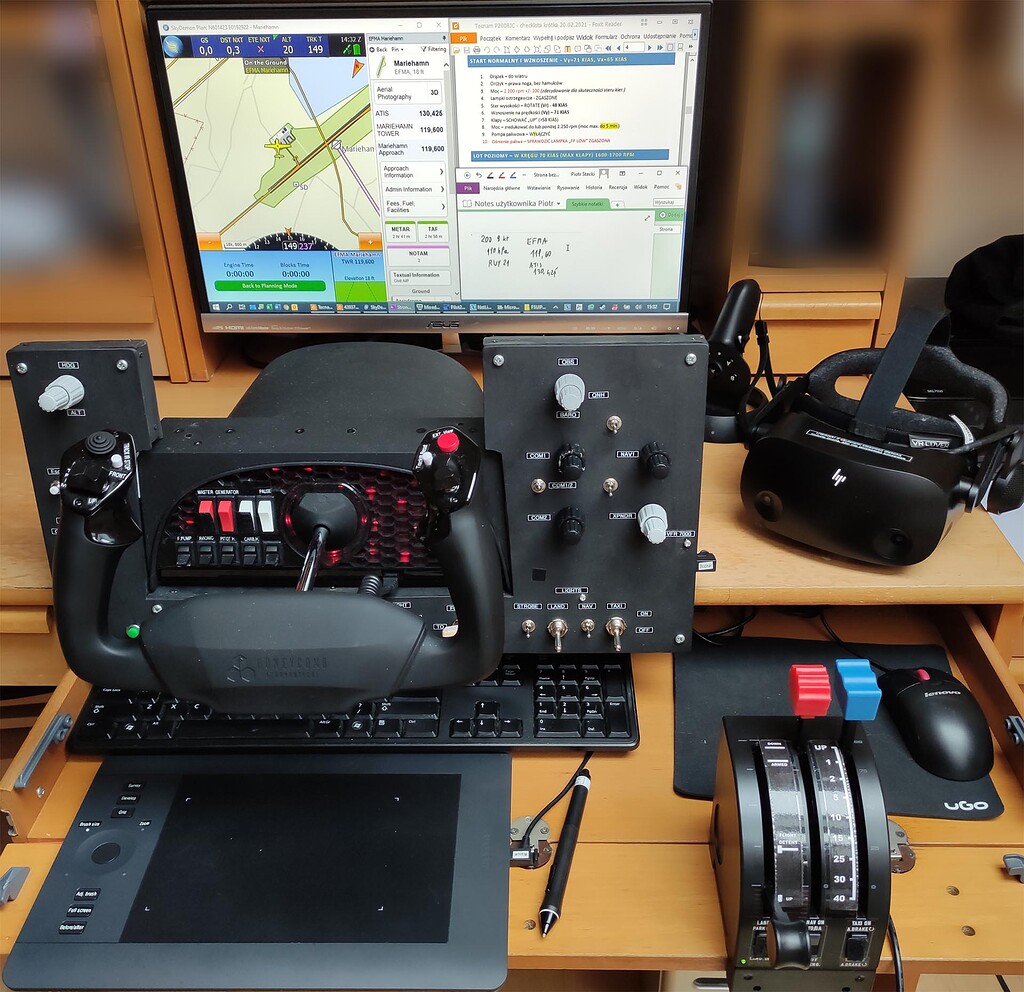 DIY Helicopter Simulator Controls