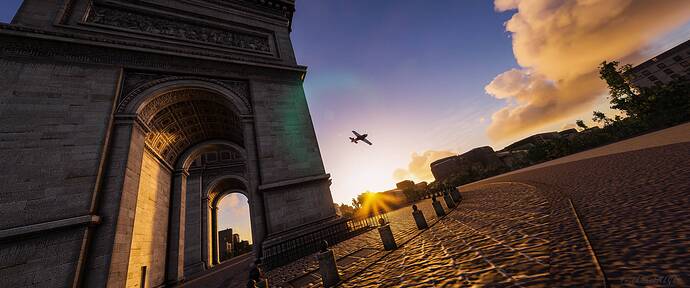 Microsoft Flight Simulator Screenshot - Arc de Triomphe_02