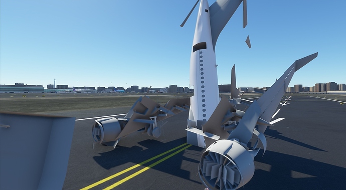 broken plane