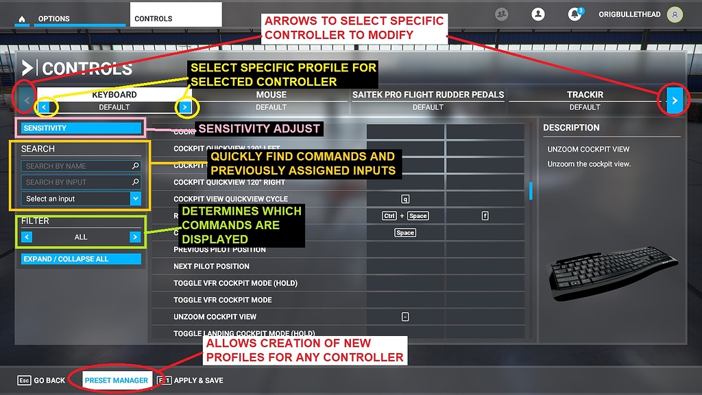 best controller settings for f1 2020