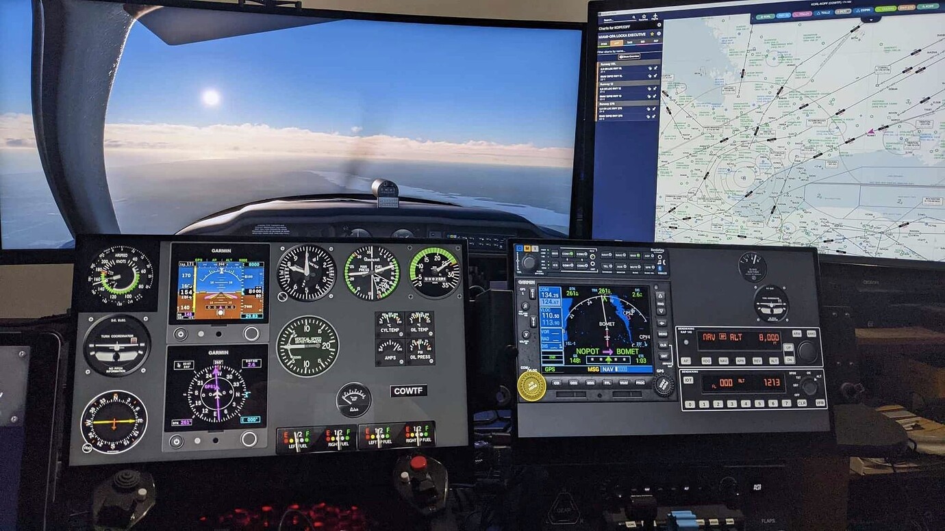 G1000 AND Steam Gauges ... why choose? - Home Cockpit Builders ...