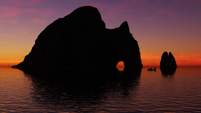 The Hole in the Rock, New Zealand