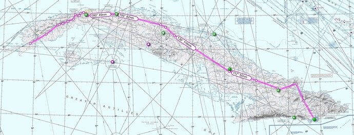 Cuba Skytour Route