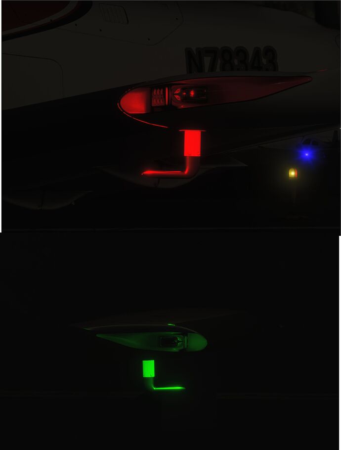 jet nav lights
