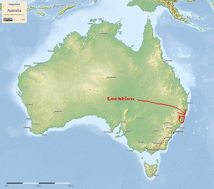 map of oz