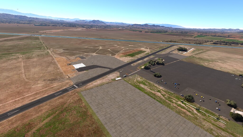 L65 Perris Valley Airport Structures/Buildings Missing and/or Flattened