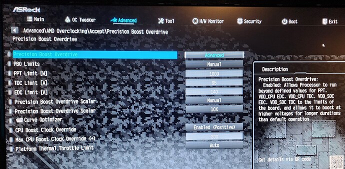 Bios Asrock B550m