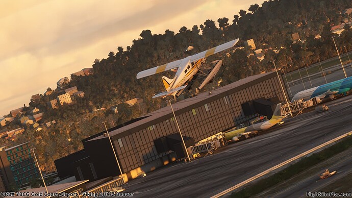 C 20240103 oc ORBX YBCG Gold Coast Airport Viking DHC-2 Beaver 079 best detail