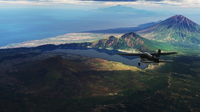 Mt Beratan & Danau Beratan, Bali, Indonesia