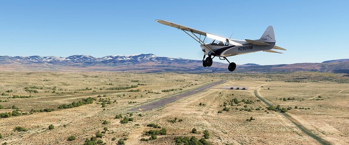 Landing at Pahute Mesa Airstrip