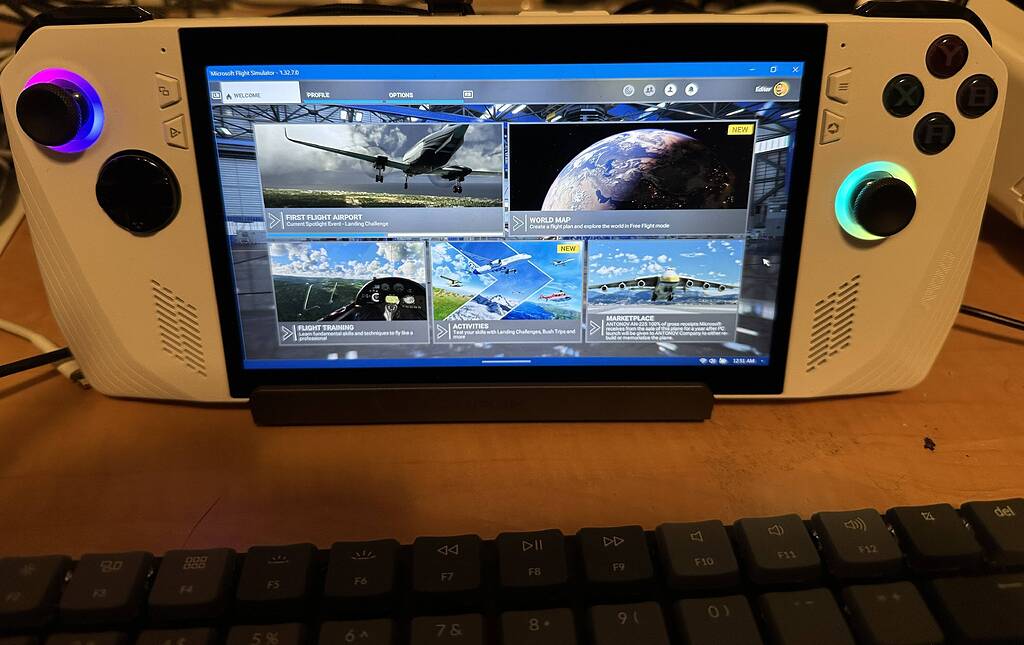 Handheld MSFS! - Hardware & Peripherals - Microsoft Flight Simulator Forums