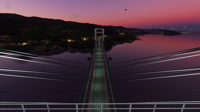 Rande Bridge arch, Vigo Bay, Spain