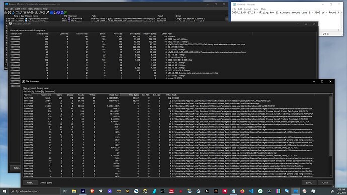 2024.12.04-17.26.00 - Round 3 - ProcMon network and file events summaries