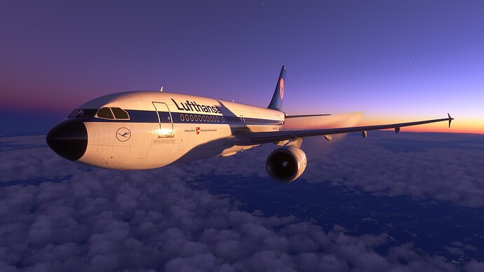 A310_LSZH_EDDH_Sunset_Cruise