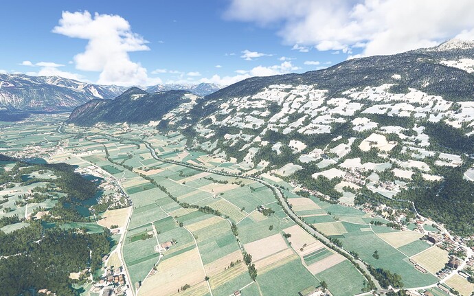 Zillertal, Austria in summer