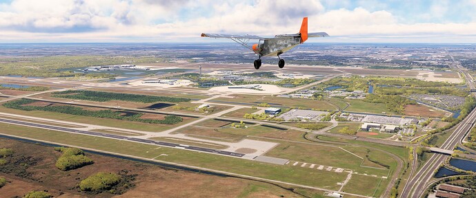 Zenith Over Orlando International Airport