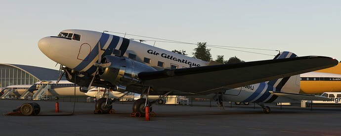 G-AMHJ Preflight at Duxford, Morning