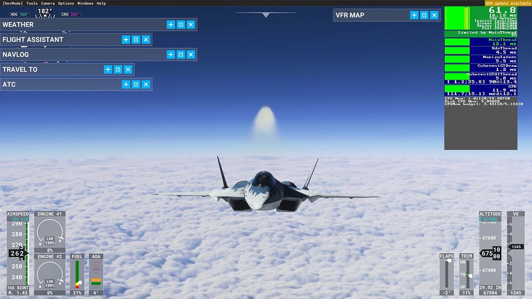 I’m trying sukhoi su 57 Falon autopilot take off & landing back