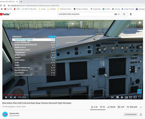 checklista A320Hugo