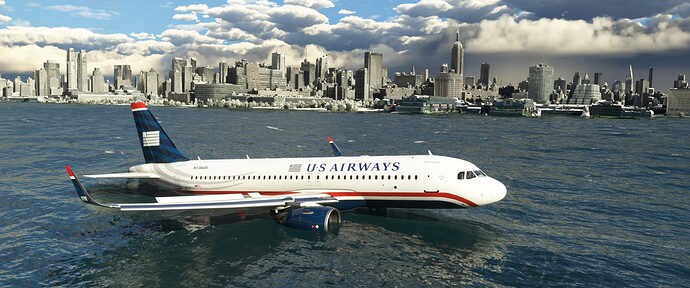 US Airways Flight 1549 - Landing