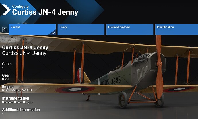 JN-4 Skids